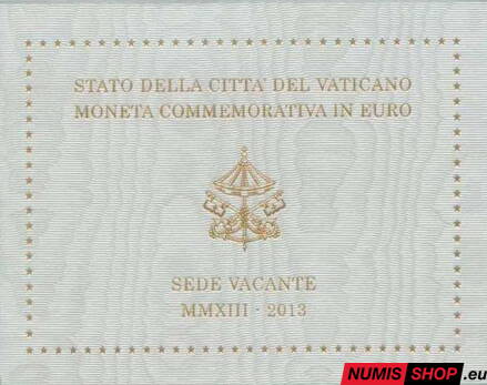 Vatikán 2 euro 2013 - Sede Vacante