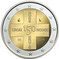 Belgicko 2 euro 2014 - Červený kríž - UNC 