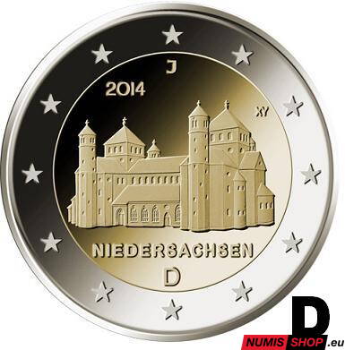 Nemecko 2 euro 2014 - Niedersachsen - D - UNC