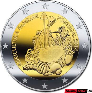 Portugalsko 2 euro 2014 - Family farming - UNC