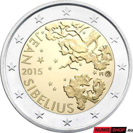 Fínsko 2 euro 2015 - Sibelius - UNC 
