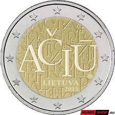 Litva 2 euro 2015 - Litovský jazyk - UNC 