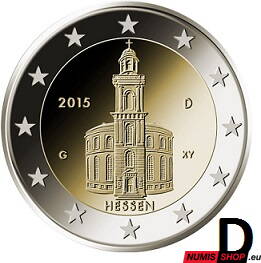 Nemecko 2 euro 2015 - Hessensko - D - UNC
