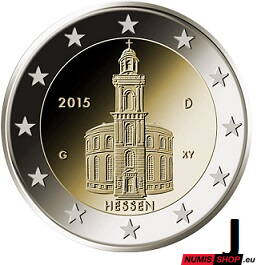 Nemecko 2 euro 2015 - Hessensko - J - UNC