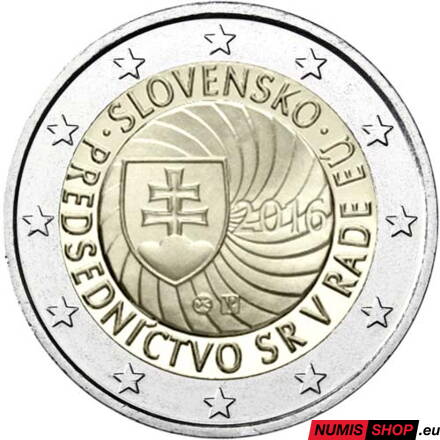 Slovensko 2 euro 2016 - Predsedníctvo - UNC 
