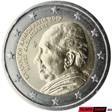 Grécko 2 euro 2017 - Kazantzakis - UNC