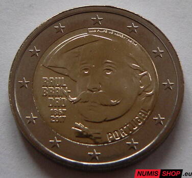 Portugalsko 2 euro 2017 - Brandao - UNC