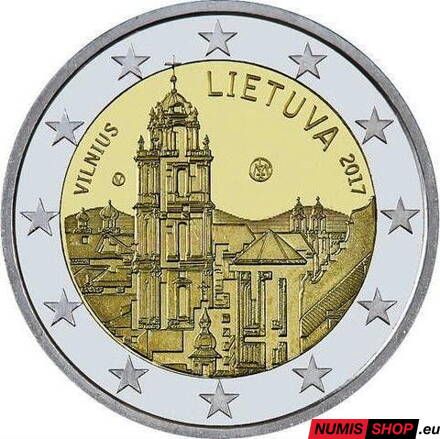 Litva 2 euro 2017 - Vilnius - UNC