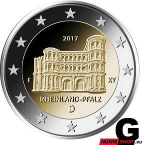 Nemecko 2 euro 2017 - Porýnie-Falcko - G - UNC