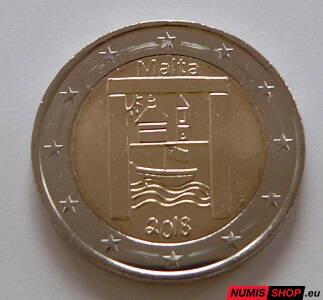 Malta 2 euro 2018 - Kultúrne dedičstvo - UNC