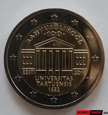 Estónsko 2 euro 2019 - Univerzita Tartuensis - UNC 