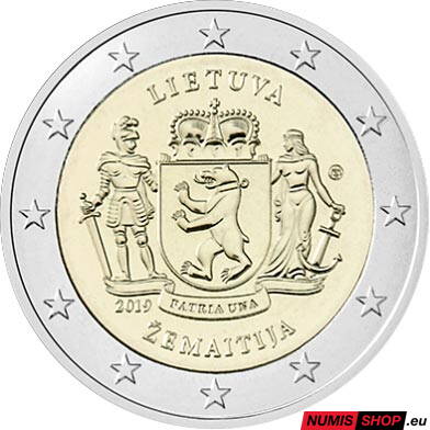 Litva 2 euro 2019 - Samogitia - UNC