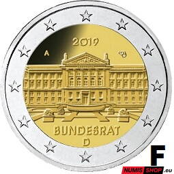 Nemecko 2 euro 2019 - Bundesrat - F - UNC