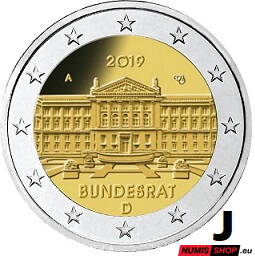 Nemecko 2 euro 2019 - Bundesrat - J - UNC