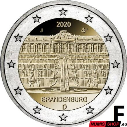 Nemecko 2 euro 2020 - Brandenburg - F - UNC
