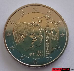 Belgicko 2 euro 2021 - Belgicko-luxemburská hospodárska únia - UNC