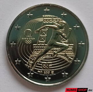 Francúzsko 2 euro 2021 - OH Paríž 2024 - UNC
