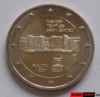 Malta 2 euro 2021- Tarxien - UNC