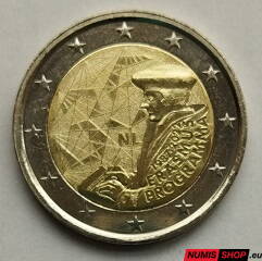 Holandsko 2 euro 2022 - Erasmus - UNC