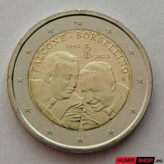 Taliansko 2 euro 2022 - Falcone - Borsellino - UNC