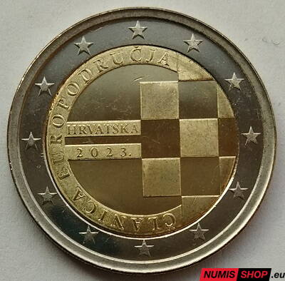 Chorvátsko 2 euro 2023 - Zavedenie eura - UNC