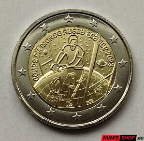 Francúzsko 2 euro 2023 - Rugby - UNC