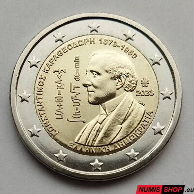 Grécko 2 euro 2023 - Constantin Carathéodory - UNC