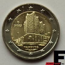 Nemecko 2 euro 2023 - Hamburg - F - UNC