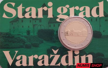 Chorvátsko 2 euro 2024 - Staré mesto Varaždin - COIN CARD