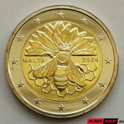 Malta 2 euro 2024 - Maltská včela - UNC