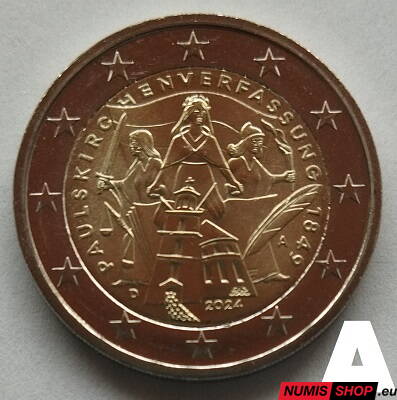 Nemecko 2 euro 2024 - Kostol sv. Pavla - A - UNC