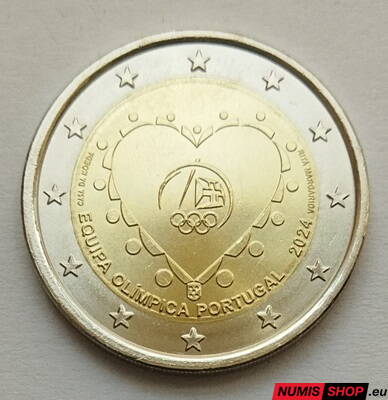 Portugalsko 2 euro 2024 - Olympijský tím Portugalska - UNC