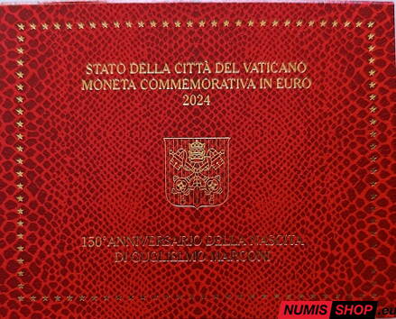 Vatikán 2 euro 2024 - Guglielmo Marconi
