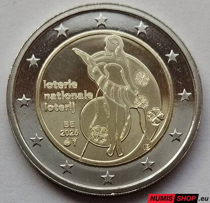 Belgicko 2 euro 2025 - Národná lotéria - UNC