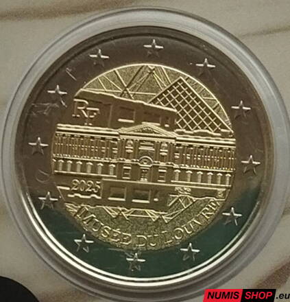 Francúzsko 2 euro 2025 - Louvre - UNC