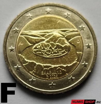 Nemecko 2 euro 2025 - Sársko - F - UNC