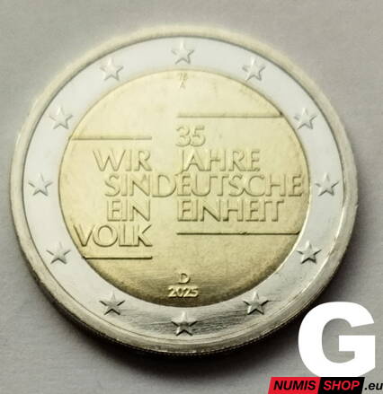 Nemecko 2 euro 2025 - Wir sind ein Volk - G - UNC