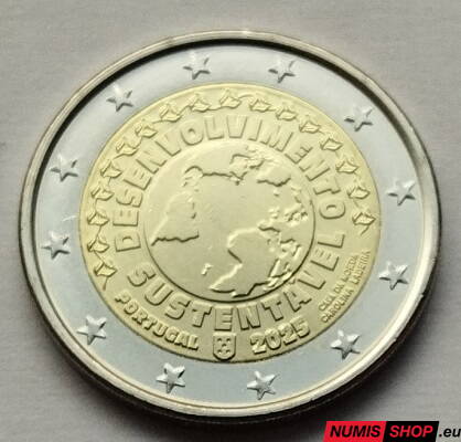 Portugalsko 2 euro 2025 - Udržateľný rozvoj - UNC