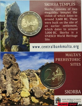 Malta 2 euro 2020 - Skorba - COIN CARD