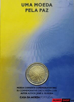 Portugalsko 2 euro 2023 - Svetový mier - COIN CARD