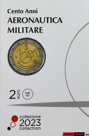 Taliansko 2 euro 2023 - Italy Air Force - COIN CARD