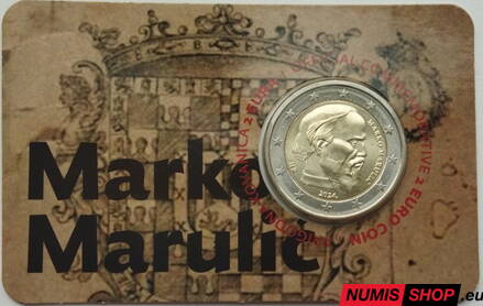 Chorvátsko 2 euro 2024 - Marko Marulič - COIN CARD