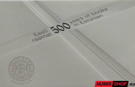 Estónsko 2 euro 2025 - 500 rokov kníh - COIN CARD