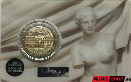 Francúzsko 2 euro 2025 - Louvre - Vénus de Milo - COIN CARD