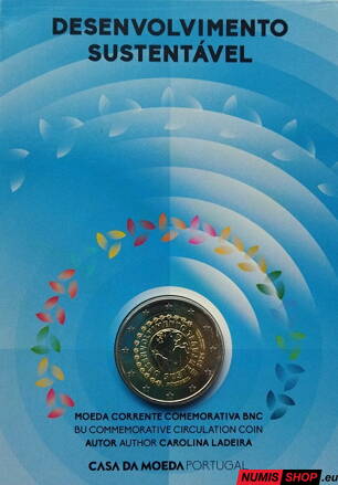 Portugalsko 2 euro 2025 - Udržateľný rozvoj - COIN CARD