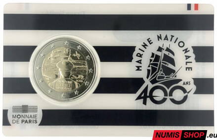 Francúzsko 2 euro 2026 - Marine - COIN CARD