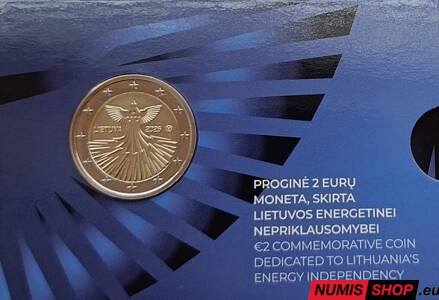 Litva 2 euro 2026 - Energetická nezávislosť - COIN CARD