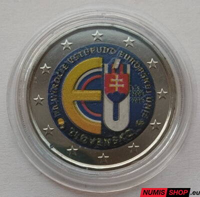 Slovensko 2 euro 2014 - Vstup do EÚ - COLOR