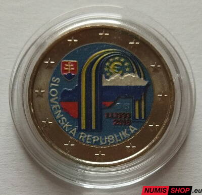 Slovensko 2 euro 2018 - 25. výročie SR - COLOR