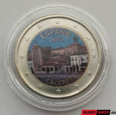 Španielsko 2 euro 2023 - Cáceres - COLOR